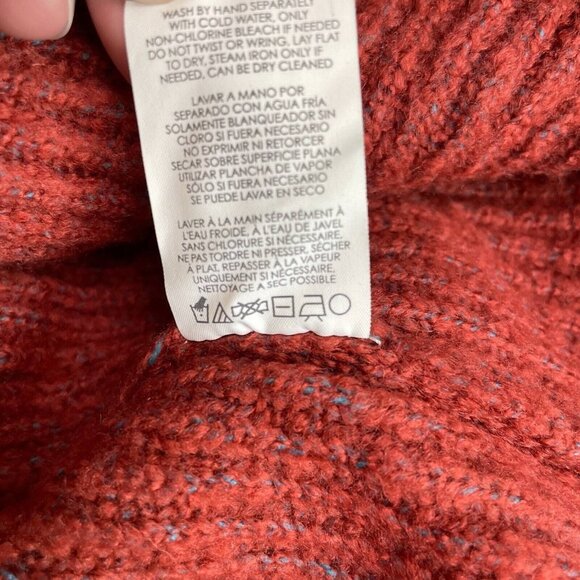 Cabi Love Carol Rosewood Cardigan Sweater Womens Small Orange Short Sleeve - Picture 7 of 9
